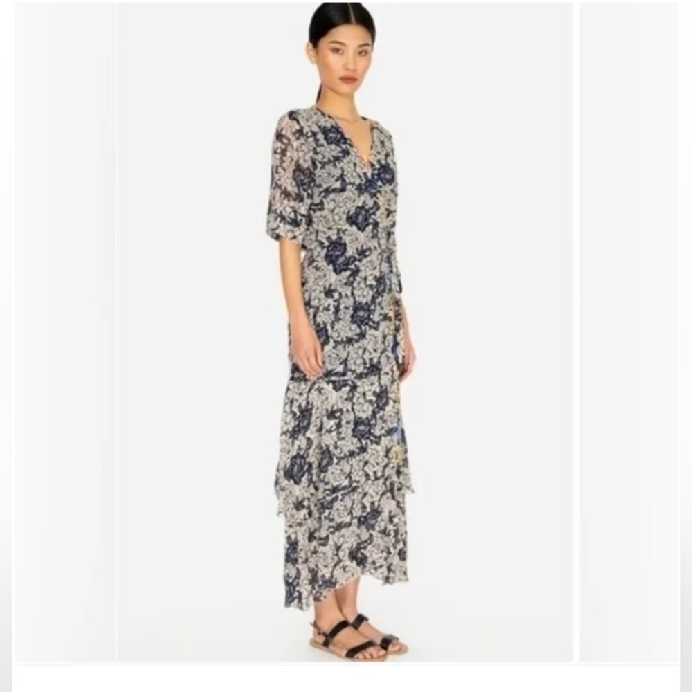 NEW Johnny Was Micah Mixed Wrap Dress